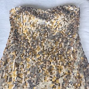 Gold/Silver Sequin Party Dress Size XS/S